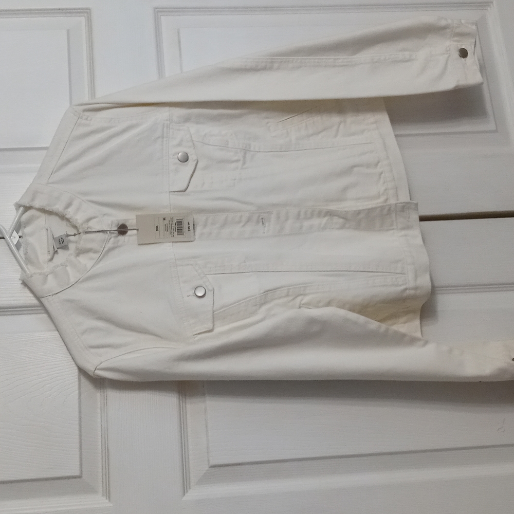 White Jean Jacket